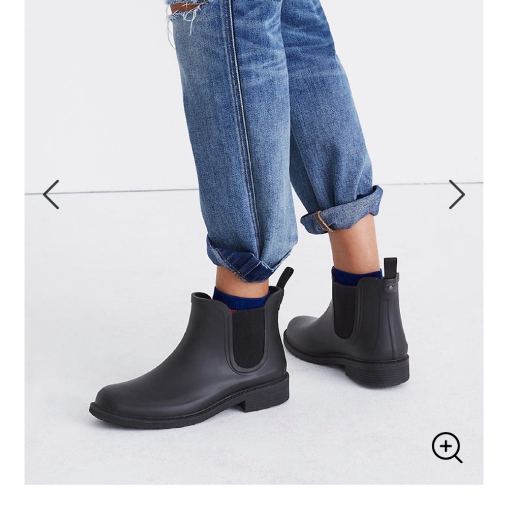 Madewell the Chelsea Rain Boot Black